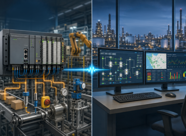 Brains and Eyes: Understanding the Critical Difference Between PLC and SCADA