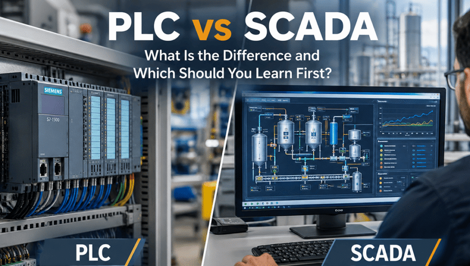 PLC vs SCADA What Is the Difference and Which Should You Learn First PLC vs SCADA What Is the Difference and Which Should You Learn First